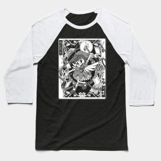 Sakura and Kero retro 30s cartoon style Baseball T-Shirt